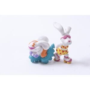 Beach, Bunnies, Lot, Rollerskating, Rollerblading, 1983, Applause, PVC Figure, V
